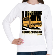 PRINTFASHION A Legjobbak - Női pulóver - Fehér