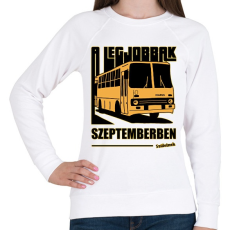 PRINTFASHION A Legjobbak - Női pulóver - Fehér