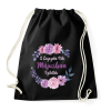 PRINTFASHION A legszebb nők májusban születtek - Sportzsák, Tornazsák - Fekete