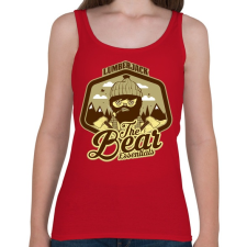 PRINTFASHION A lényeg - Női atléta - Cseresznyepiros női trikó