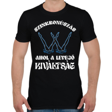 PRINTFASHION A levegő kiváltság - Férfi póló - Fekete férfi póló
