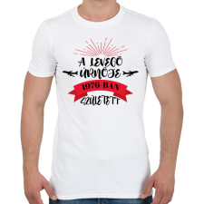 PRINTFASHION A levegő úrnője - Évszámmal - Férfi póló - Fehér férfi póló