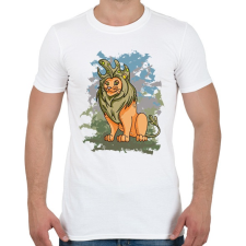 PRINTFASHION A leveli oroszlán - Férfi póló - Fehér férfi póló