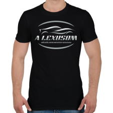 PRINTFASHION A lexusom nélkül - Férfi póló - Fekete férfi póló