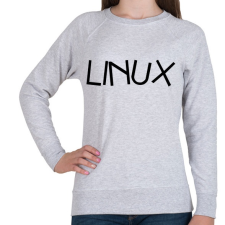 PRINTFASHION A linux - Női pulóver - Sport szürke női pulóver, kardigán