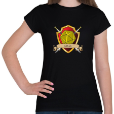 PRINTFASHION A lovag - Női póló - Fekete női póló