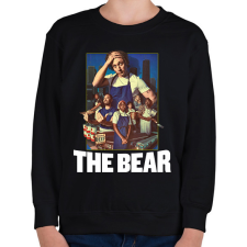 PRINTFASHION A mackó - Gyerek pulóver - Fekete gyerek pulóver, kardigán