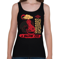 PRINTFASHION A majom éve - Női atléta - Fekete