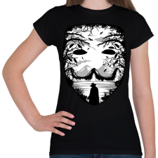 PRINTFASHION A maszk - Vérbosszú - Női póló - Fekete női póló