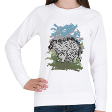 PRINTFASHION A méhészsün - Női pulóver - Fehér női pulóver, kardigán