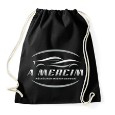 PRINTFASHION A mercim nélkül - Sportzsák, Tornazsák - Fekete tornazsák