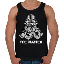 PRINTFASHION A mester - Férfi atléta - Fekete atléta, trikó