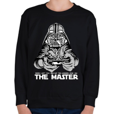 PRINTFASHION A mester - Gyerek pulóver - Fekete