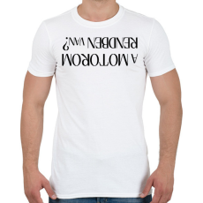 PRINTFASHION a motorom - Férfi póló - Fehér