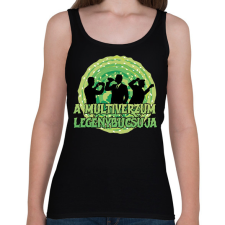 PRINTFASHION A multiverzum legénybúcsúja - Női atléta - Fekete női trikó