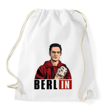PRINTFASHION A nagy pénzrablás - Berlin - Sportzsák, Tornazsák - Fehér tornazsák