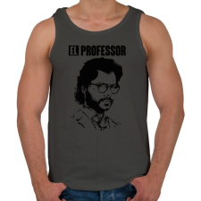 PRINTFASHION A nagy pénzrablás - EL PROFESSOR - Férfi atléta - Sötétszürke atléta, trikó