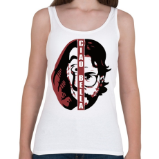 PRINTFASHION A Nagy Pénzrablás - Money Heist - La Casa de Papel - Női atléta - Fehér