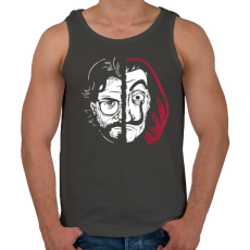 PRINTFASHION A nagy pénzrablás - Professor - Férfi atléta - Sötétszürke