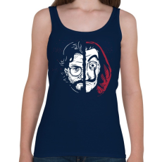 PRINTFASHION A nagy pénzrablás - Professor - Női atléta - Sötétkék