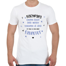 PRINTFASHION A nagypapa ezernyi ölelés - Férfi póló - Fehér férfi póló