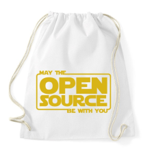 PRINTFASHION A nyílt forráskód legyen veled - Sportzsák, Tornazsák - Fehér tornazsák