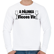 PRINTFASHION A pálinka vicces víz - Férfi pulóver - Fehér férfi pulóver, kardigán
