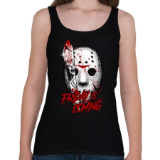 PRINTFASHION A péntek közeleg - Női atléta - Fekete női trikó