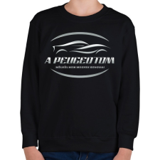 PRINTFASHION A peugeotom nélkül - Gyerek pulóver - Fekete gyerek pulóver, kardigán