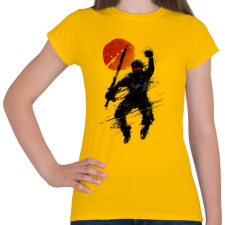 PRINTFASHION A pillanat - Női póló - Sárga női póló