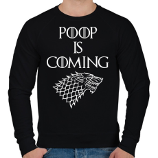 PRINTFASHION A puki közeleg - Férfi pulóver - Fekete