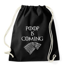 PRINTFASHION A puki közeleg - Sportzsák, Tornazsák - Fekete tornazsák