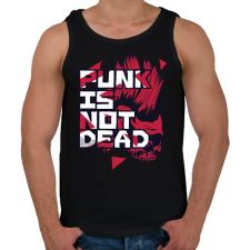 PRINTFASHION A punkok sosem halnak meg - Férfi atléta - Fekete atléta, trikó