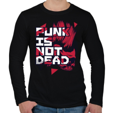 PRINTFASHION A punkok sosem halnak meg - Férfi hosszú ujjú póló - Fekete férfi póló