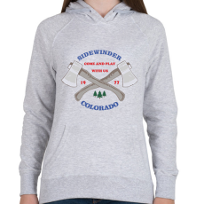 PRINTFASHION A ragyogás - Női kapucnis pulóver - Sport szürke