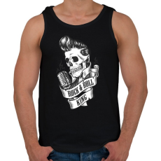 PRINTFASHION A rock királya - Férfi atléta - Fekete