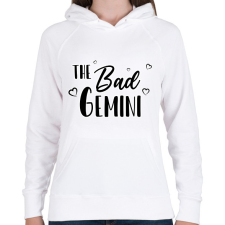 PRINTFASHION A rossz ikrek - Női kapucnis pulóver - Fehér női pulóver, kardigán