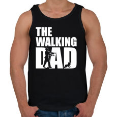 PRINTFASHION A sétáló apa - Férfi atléta - Fekete