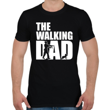 PRINTFASHION A sétáló apa - Férfi póló - Fekete férfi póló