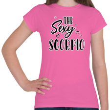 PRINTFASHION A sexy skorpió - Női póló - Rózsaszín női póló