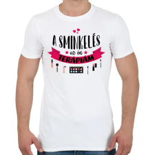 PRINTFASHION A sminkelés az én terápiám - Férfi póló - Fehér férfi póló