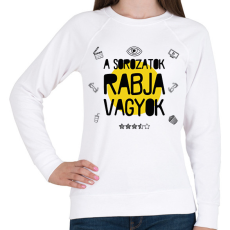 PRINTFASHION A sorozatok rabja - Női pulóver - Fehér