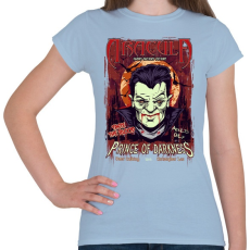PRINTFASHION A sötétség hercege - Női póló - Világoskék