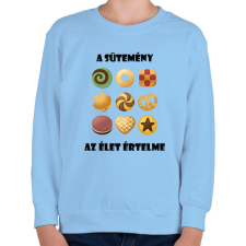 PRINTFASHION A sütemény - Gyerek pulóver - Világoskék gyerek pulóver, kardigán