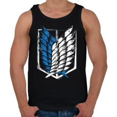 PRINTFASHION A szabadság szárnyai - Férfi atléta - Fekete