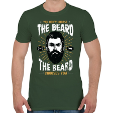 PRINTFASHION A szakáll választ téged! - Férfi póló - Katonazöld férfi póló