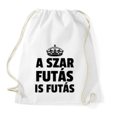 PRINTFASHION A szar futás is futás - Sportzsák, Tornazsák - Fehér tornazsák