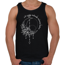 PRINTFASHION A szép nőnek - Férfi atléta - Fekete atléta, trikó