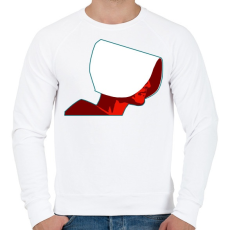 PRINTFASHION A szolgálólány meséje draw - Férfi pulóver - Fehér