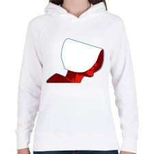 PRINTFASHION A szolgálólány meséje draw - Női kapucnis pulóver - Fehér női pulóver, kardigán